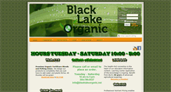 Desktop Screenshot of blacklakeorganic.com